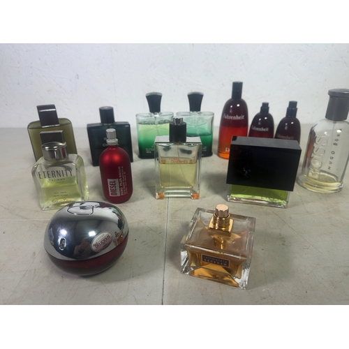 Fourteen designer fragrances: Creed, Gucci, Hermès
